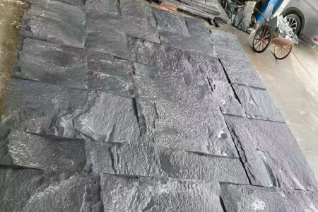 章丘黑自然面背景墙