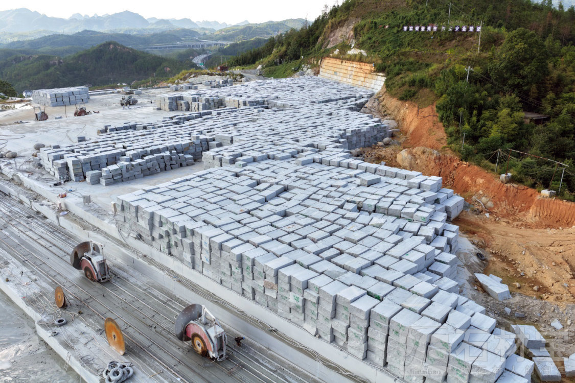 兴国芝麻灰荒料