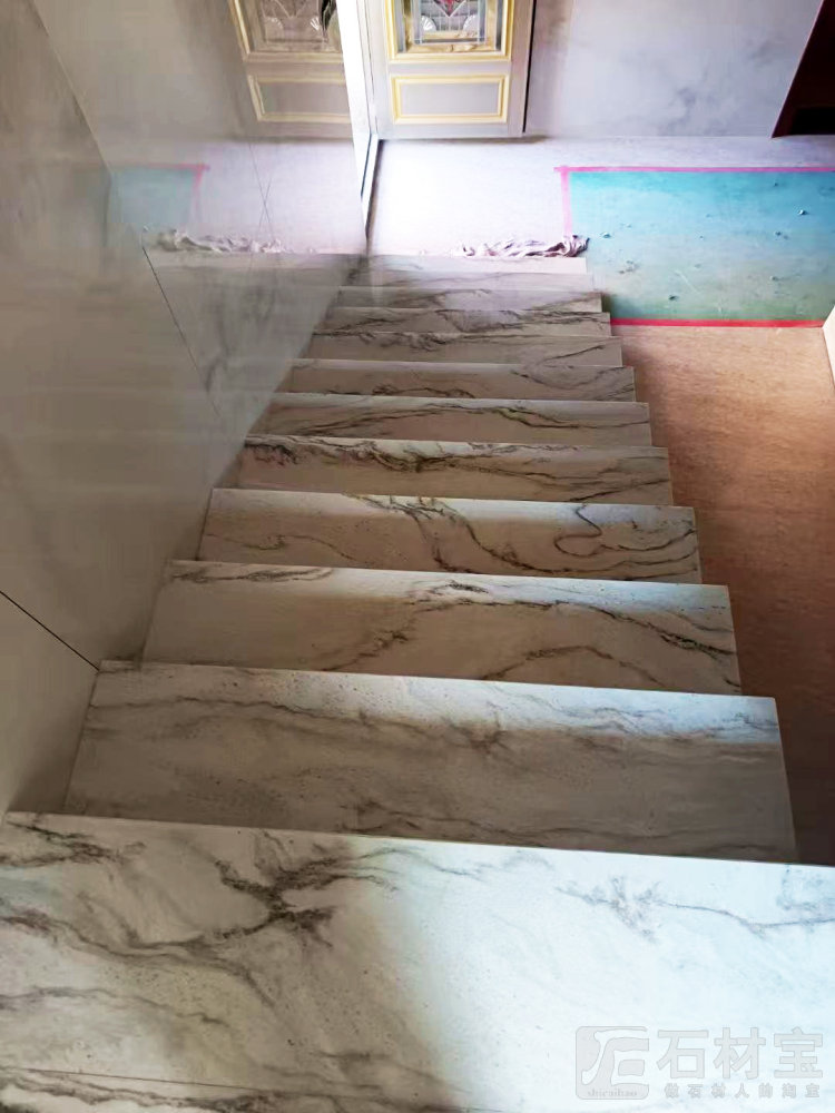 水晶木纹楼梯踏步