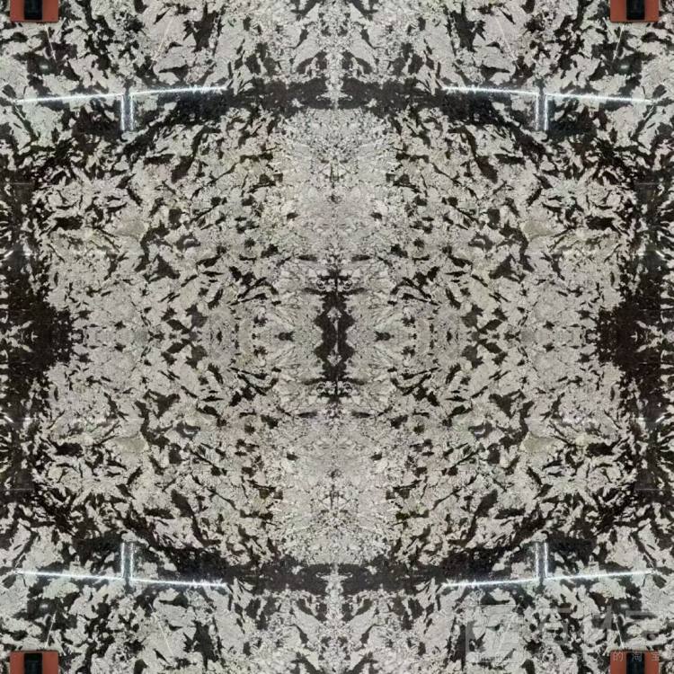 雪山，迎客松，发财树，金枝玉叶，麒麟送福