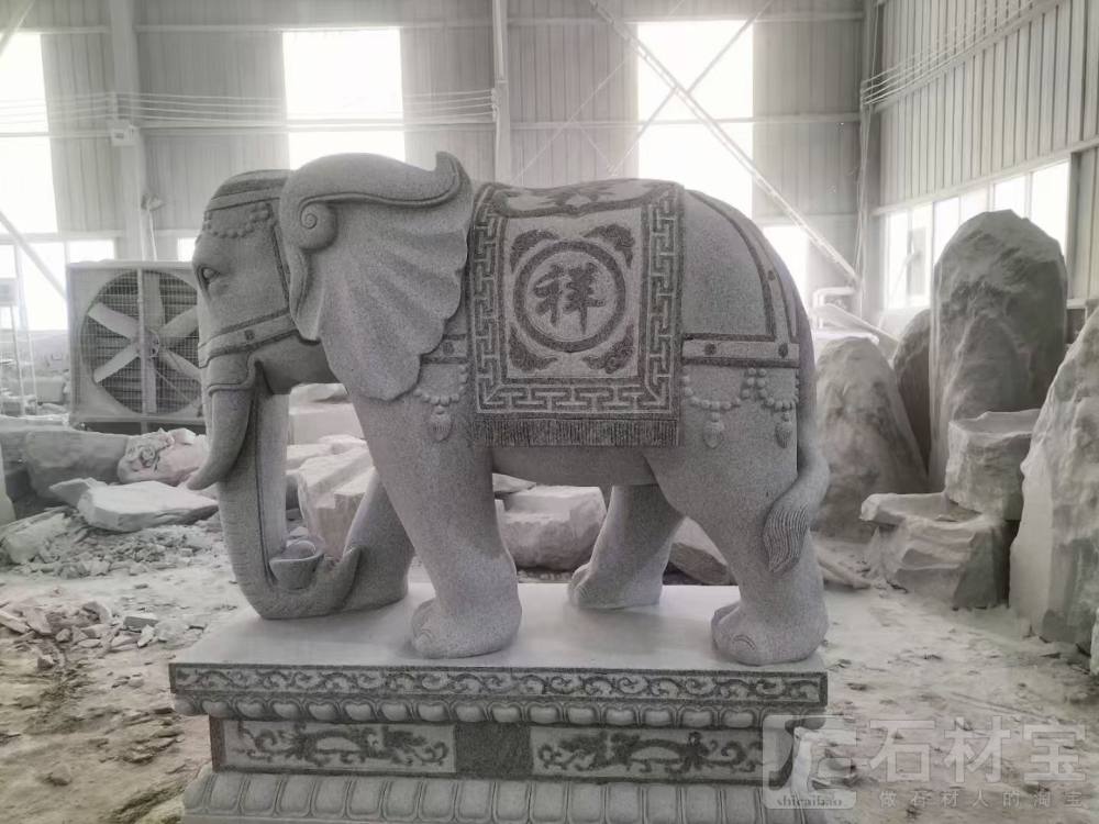 石雕大象