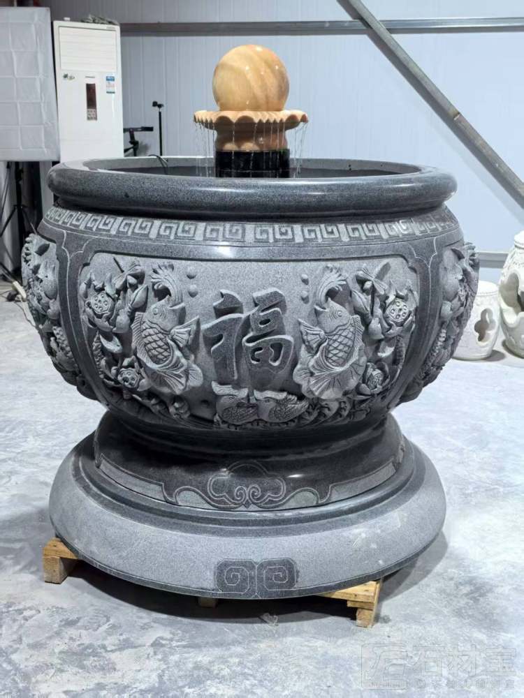 石雕鱼缸 门海 多种款式可选 ☎️:13963761592