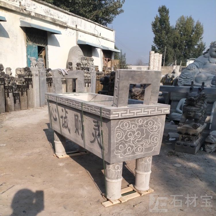 寺庙香炉 供桌 石鼎 多种规格款式可选 ☎️:13963761592