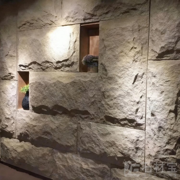 自然石材墙面