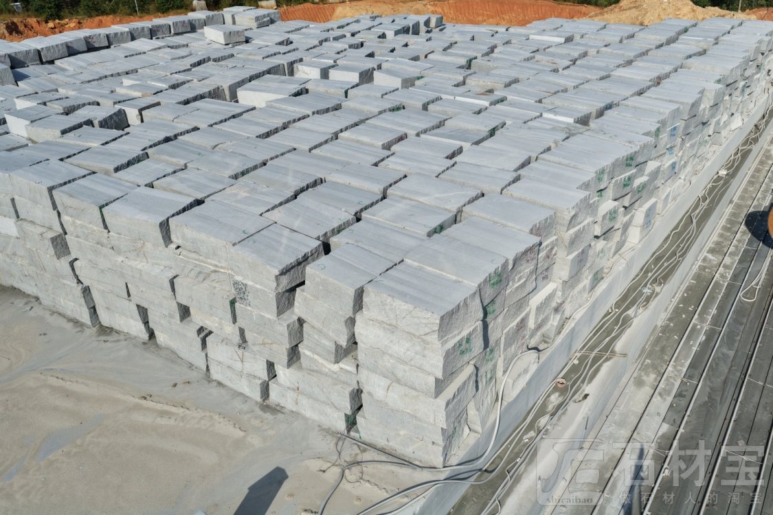 兴国芝麻灰荒料