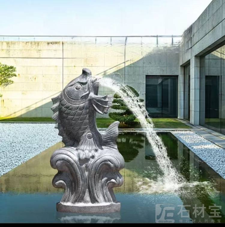 园林水景雕刻案例