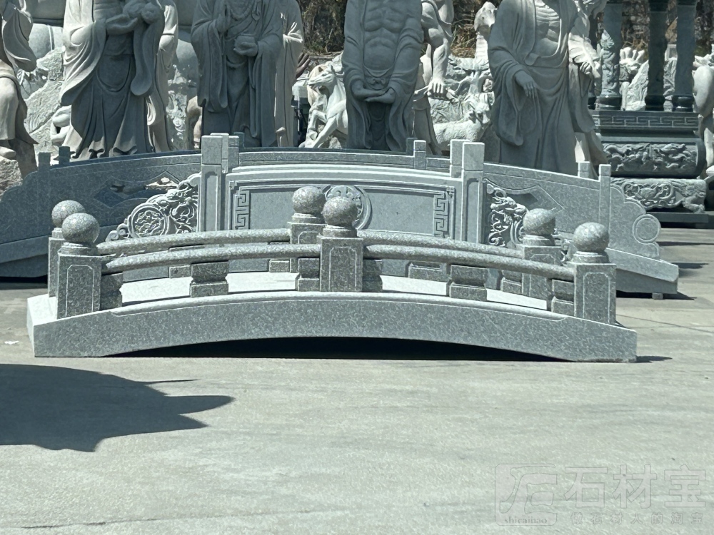 廉江芝麻白拱桥定制雕刻，支持来图定制各种工艺品！