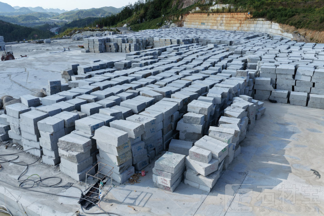 兴国芝麻灰荒料