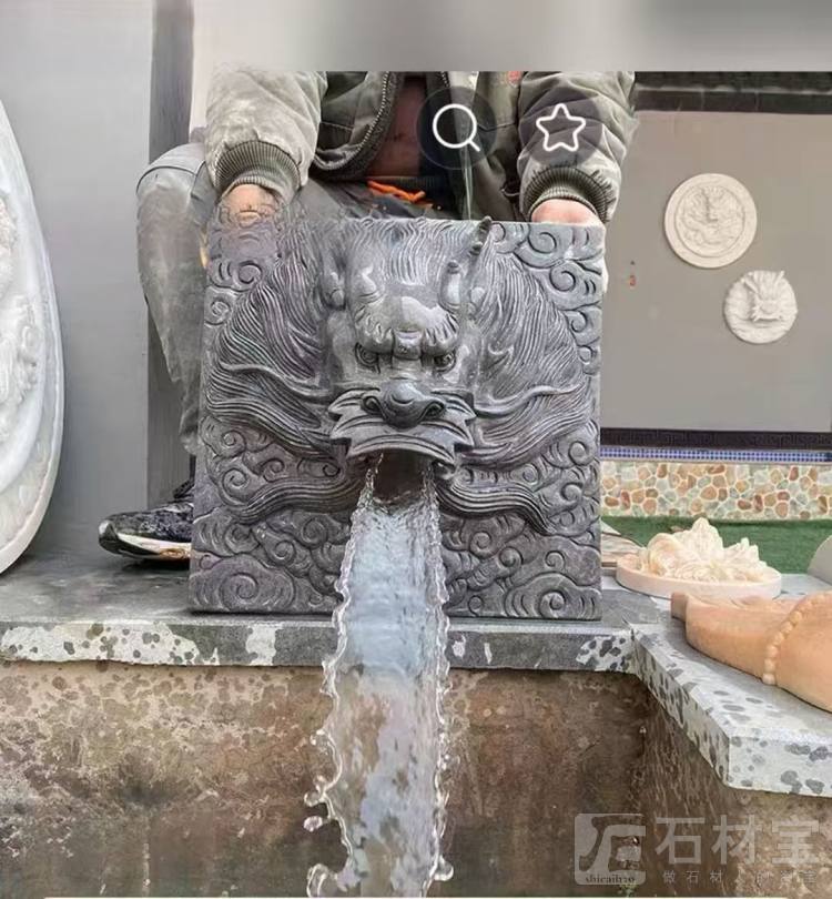 园林水景雕刻案例