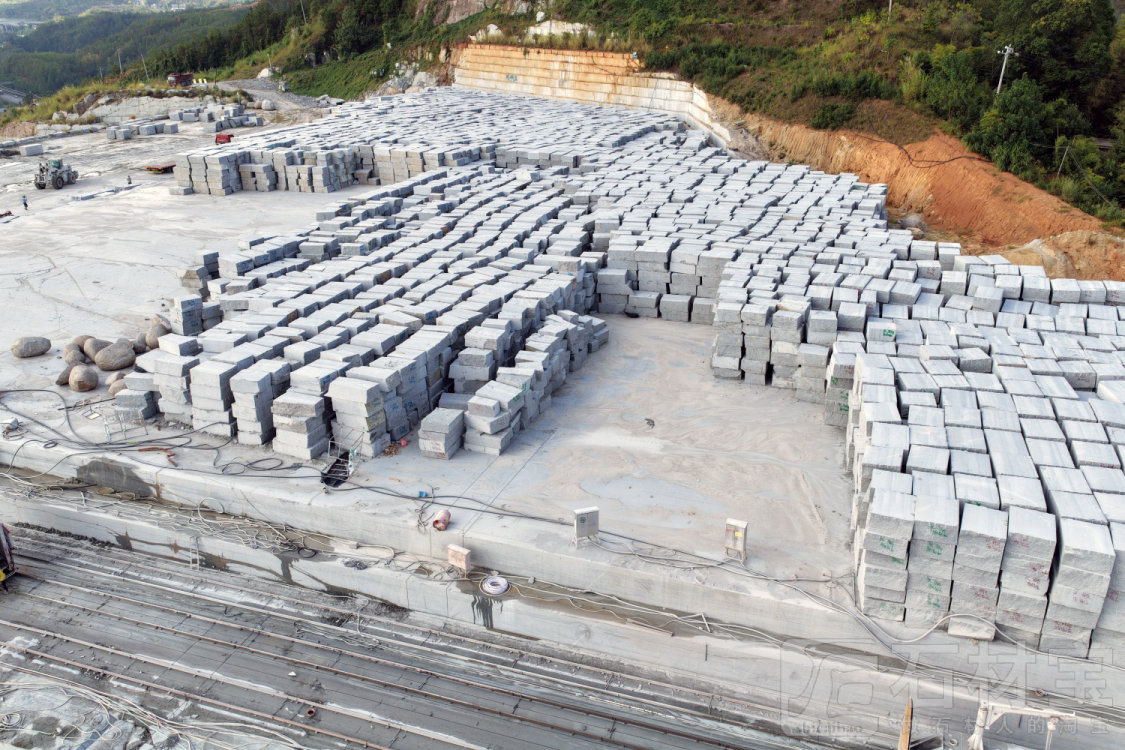 兴国芝麻灰荒料