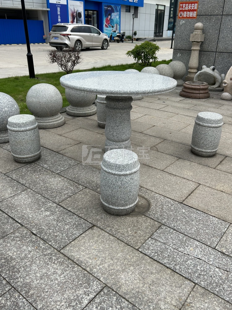 1米石圆桌