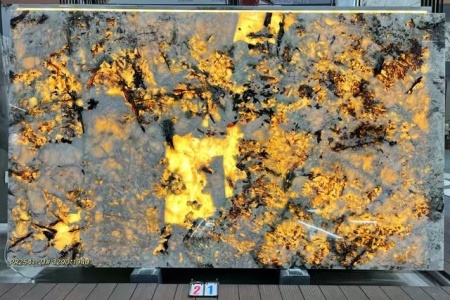 奢石 雪山兰 背景墙