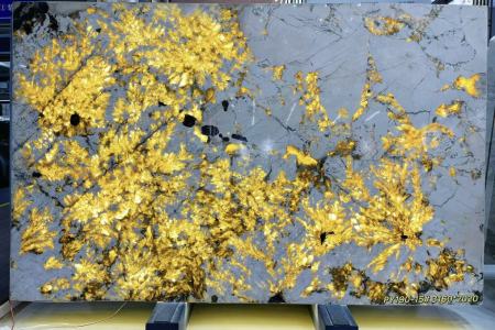 奢石 孔雀开屏 背景墙