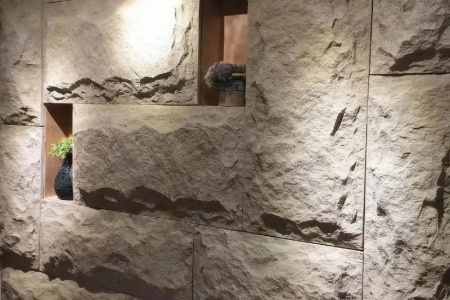 自然石材墙面