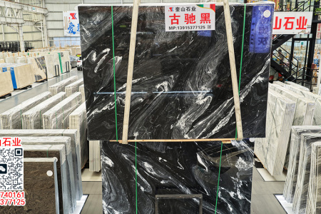 古驰黑大理石干挂外墙石材 酒店工程室外装修用料