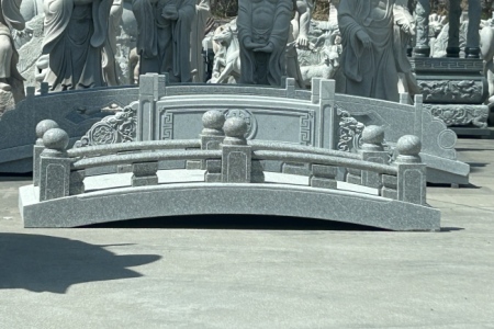 廉江芝麻白拱桥定制雕刻，支持来图定制各种工艺品！