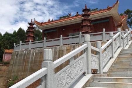 廉江芝麻白G603定制雕刻栏杆