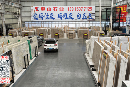 玛雅灰天然大理石电视背景墙 现代简约客厅背景墙定制