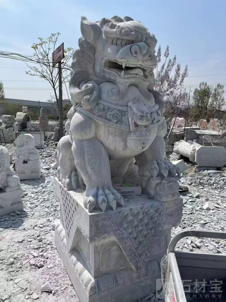 石狮子 动物雕塑摆件 ☎️:13963761592微信同号