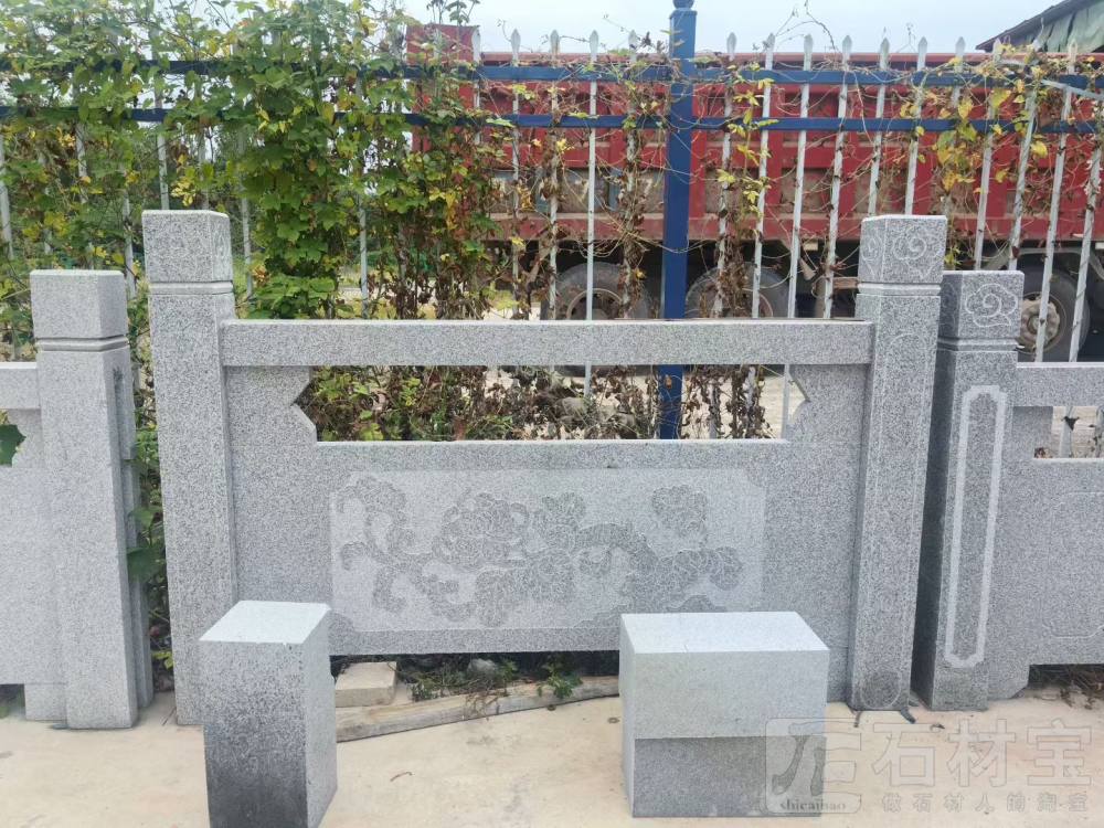 石栏杆 大理石青石花岗岩石栏杆 墓地栏杆