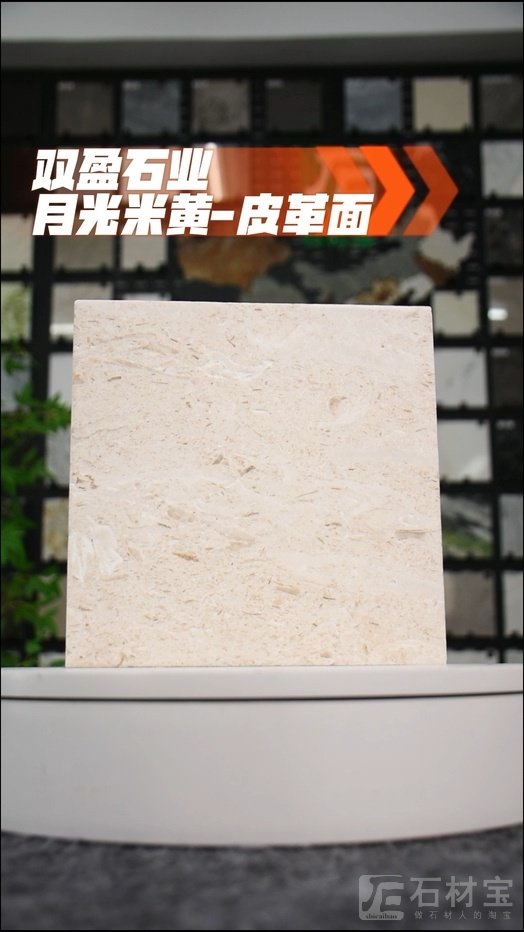 月光米黄-皮革面