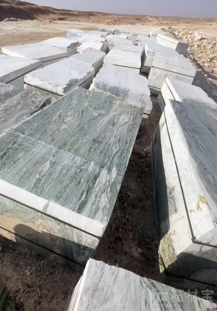 莫奈印象(维多利亚绿)荒料