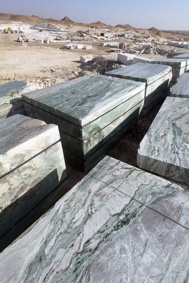 莫奈印象(维多利亚绿)荒料