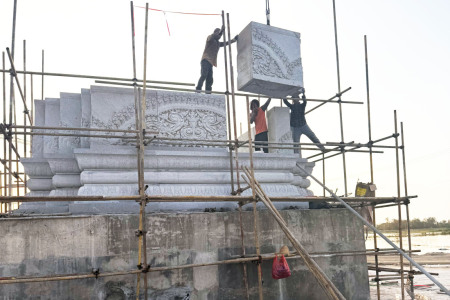 柬埔寨黑寺庙古建