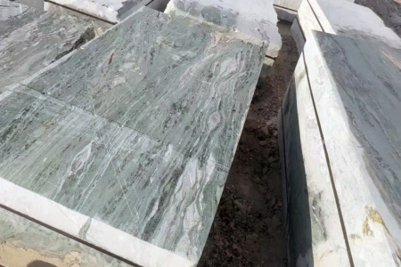 莫奈印象(维多利亚绿)荒料