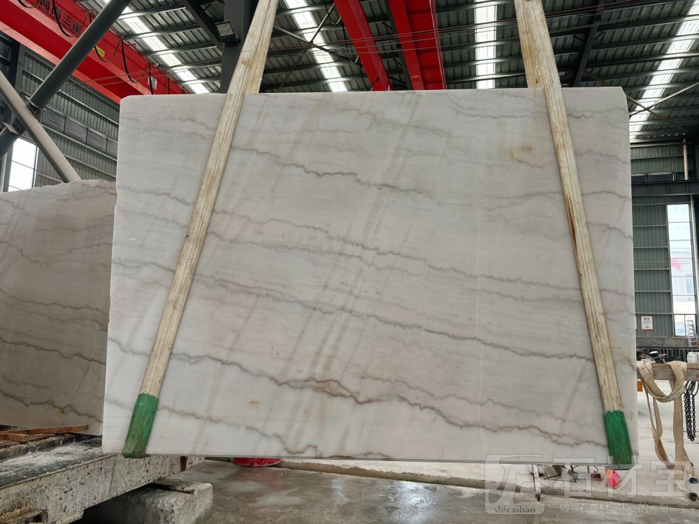广西白灰纹大理石大板