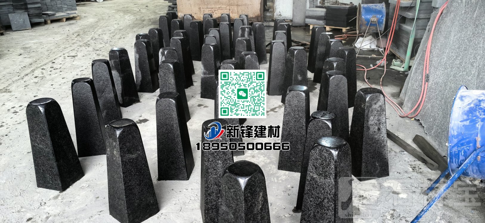 福鼎黑G684（珍珠黑）景观石石柱