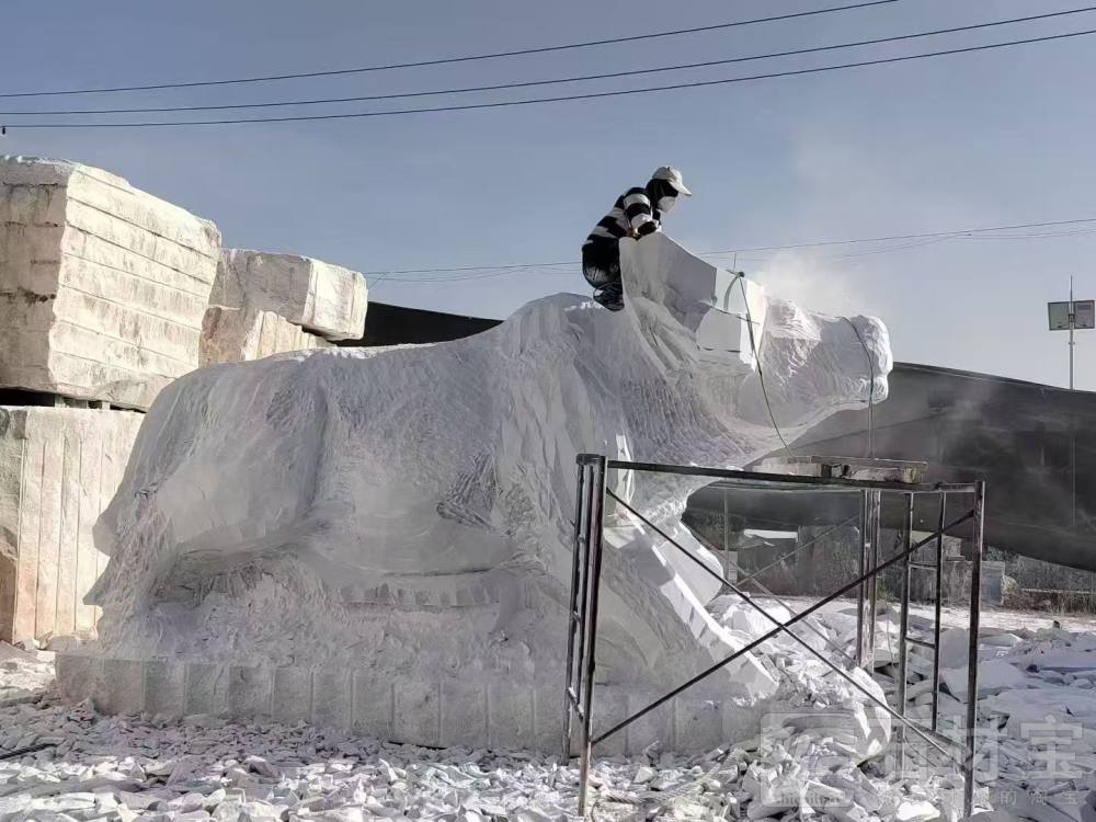 汉白玉的大型雕塑