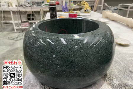 黄桂绿石材异形加工定制绿色系石材