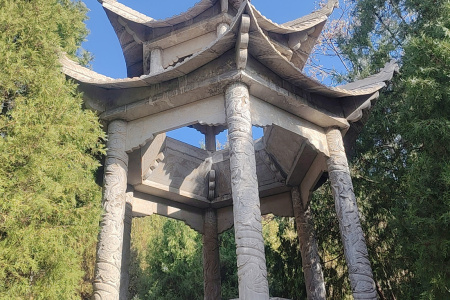 石凉亭 石亭子定制安装☎️:13963761592