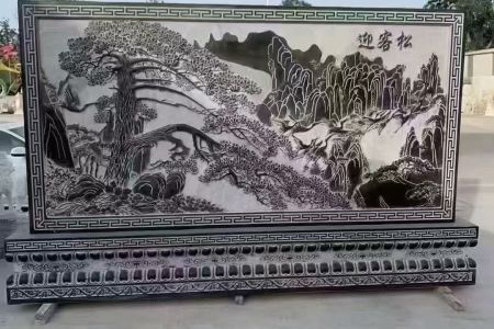 照壁 石雕影壁墙 福字迎门墙 ☎️:13963761592