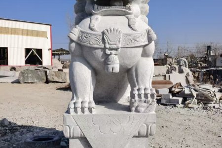 青石花岗岩石狮子雕刻加工支持定制☎️:13963761592