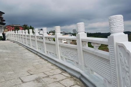 石栏杆 河道护栏 大理石青石汉白玉花岗岩石栏杆仿古石栏杆