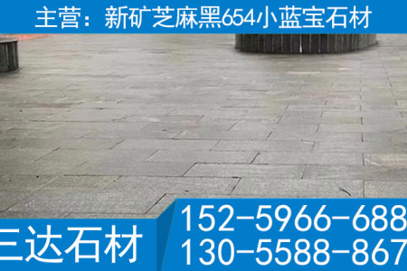杭州小蓝宝石材新芝麻黑石材树挂冰花花岗岩地铺