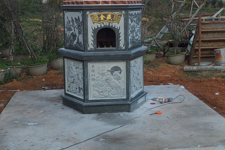 辉绿岩寺庙古建石材异形加工定制