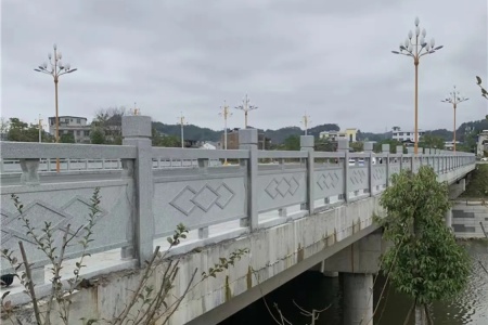 石栏杆 桥栏杆 景区河道石护栏定制安装☎️:13963761592