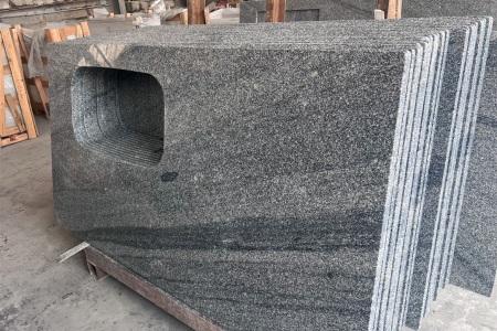 新西兰灰/山水石(深色斜飘纹)台面板