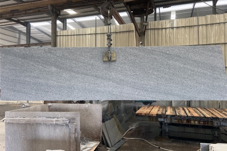 新西兰灰/山水石(浅色斜飘纹)1号矿火烧水洗面