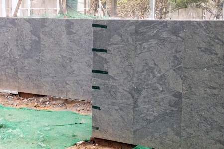 新西兰灰/山水石(深色乱纹)外墙干挂