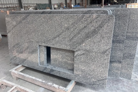 新西兰灰/山水石(深色斜飘纹)台面板