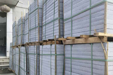 罗田芝麻灰荔枝板火烧板园林广场地铺石