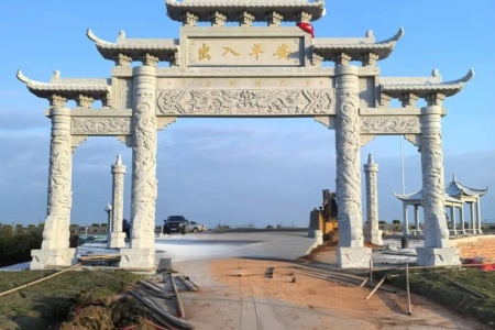 石牌坊 农村石牌坊 村口牌坊定制安装☎️:13963761592