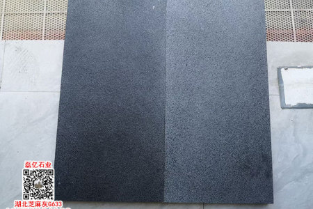 英山灰花岗岩染板芝麻灰G633染黑板