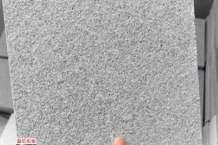 湖北G633石材罗田芝麻灰石材火烧板