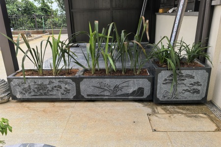 云南芝麻黑花盆