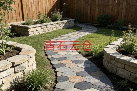 不规则汀步石